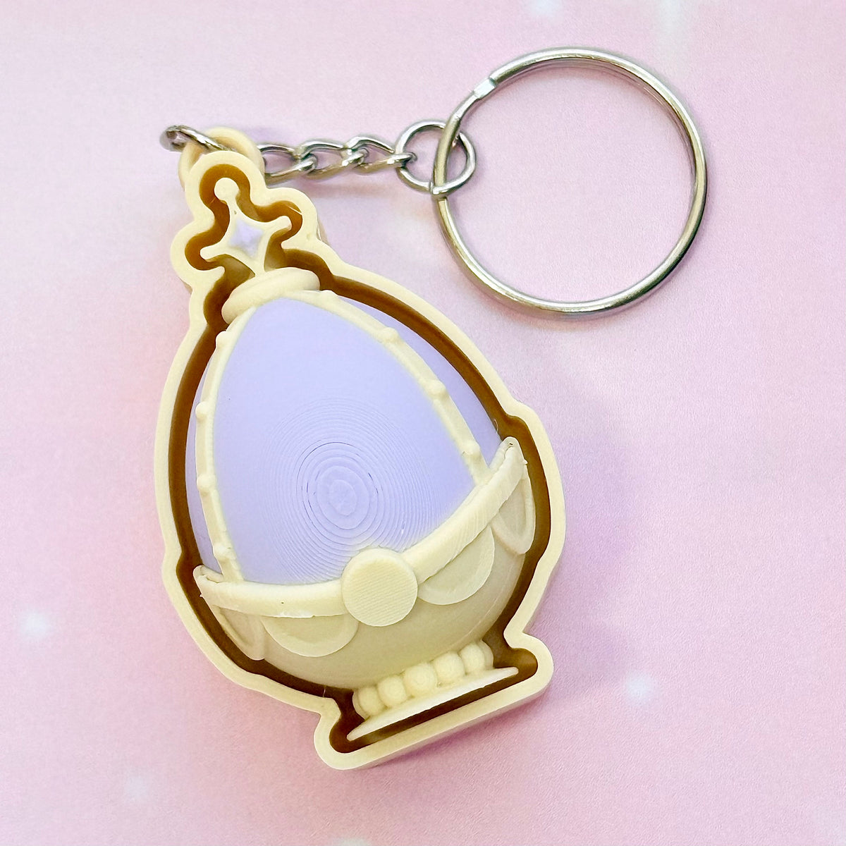 Madoka Magica Soul Gem Fidget Clicker Keychains