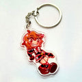 Cure Black Acrylic Keychain