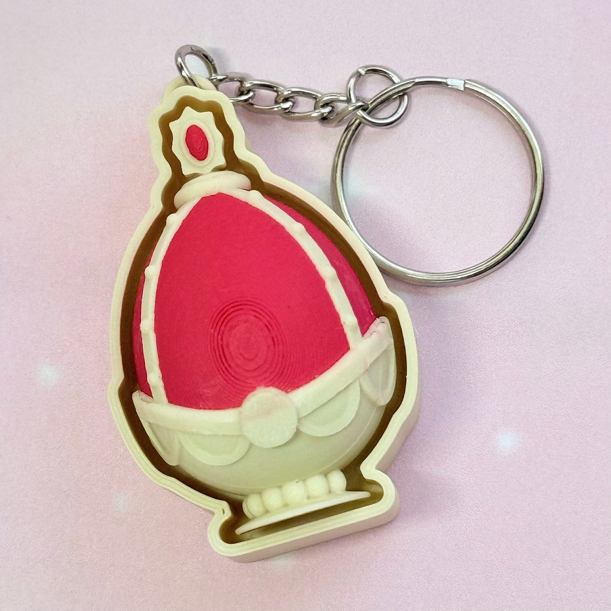 Madoka Magica Soul Gem Fidget Clicker Keychains