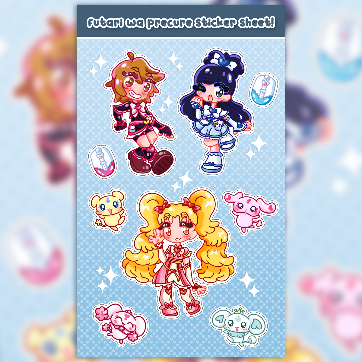 Futari wa Precure Sticker Sheet