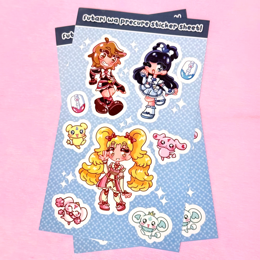 Futari wa Precure Sticker Sheet