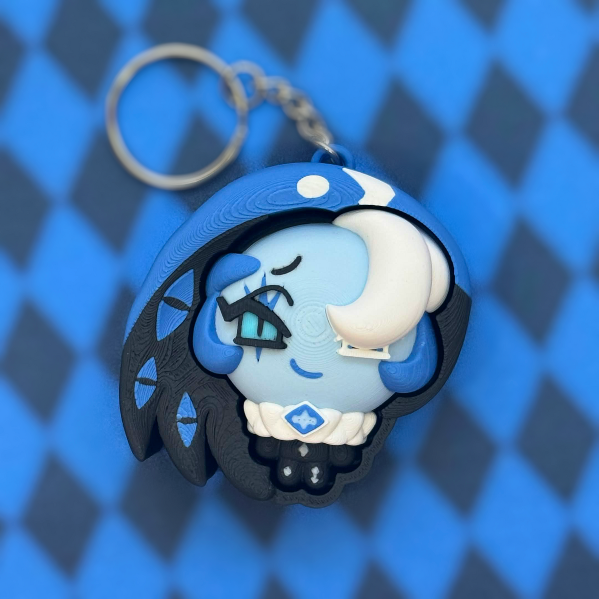 Shadow Milk Cookie Fidget Clicker Keychain